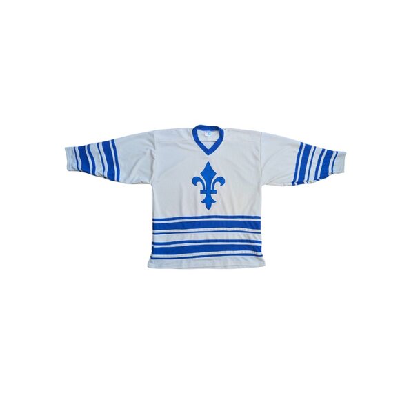 SOLD Y2K Hockey Jersey with a Fleur-de-Lis Size XL Men - Picture 3 of 6